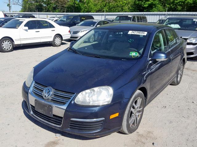 3VWSF71K46M748110 - 2006 VOLKSWAGEN JETTA 2.5 BLUE photo 2