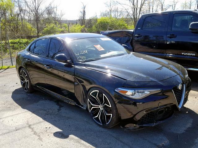 ZARFAEBN8J7591495 - 2018 ALFA ROMEO GIULIA BLACK photo 1