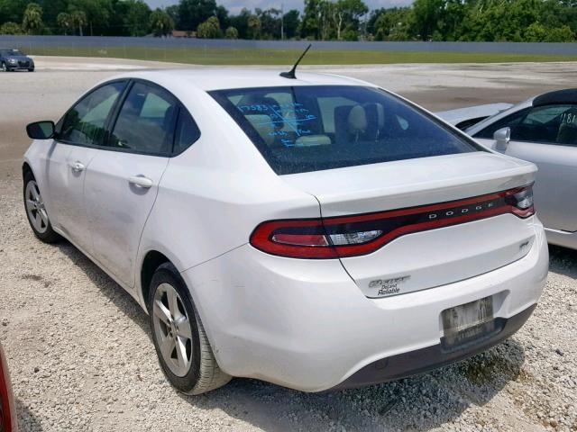 1C3CDFBBXFD172786 - 2015 DODGE DART SXT WHITE photo 3