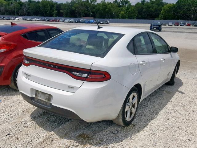 1C3CDFBBXFD172786 - 2015 DODGE DART SXT WHITE photo 4