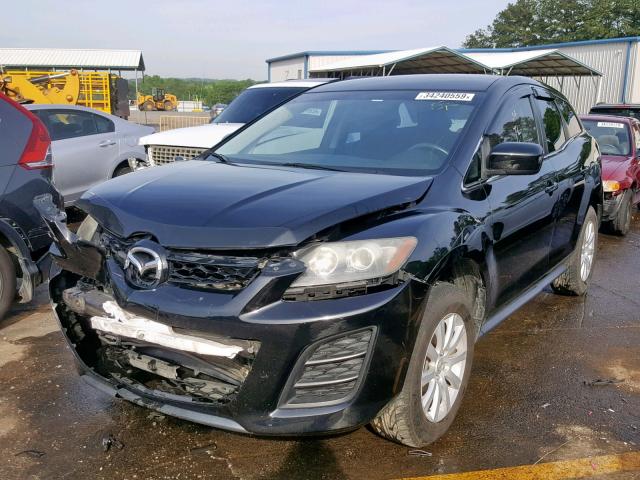 JM3ER2W54A0312146 - 2010 MAZDA CX-7 BLACK photo 2