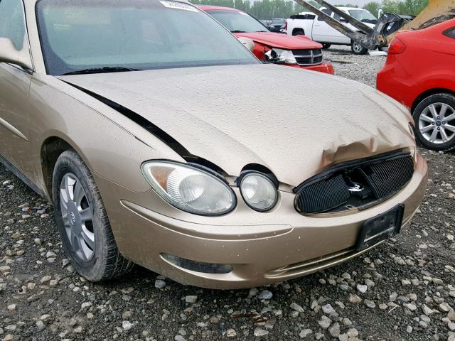 2G4WC532451279021 - 2005 BUICK LACROSSE C GOLD photo 9