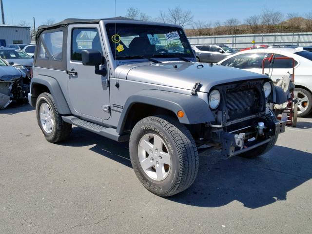 1C4AJWAG6DL622350 - 2013 JEEP WRANGLER S GRAY photo 1