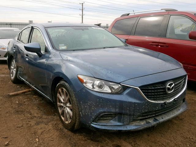 JM1GJ1U59G1424207 - 2016 MAZDA 6 SPORT BLUE photo 1