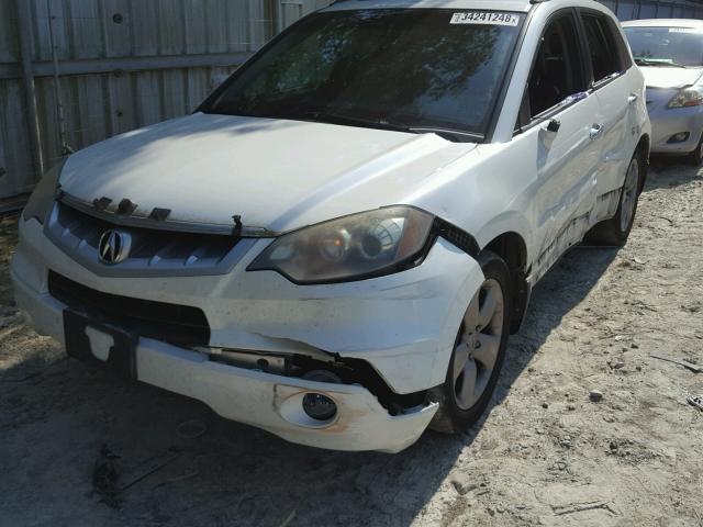 5J8TB18518A012887 - 2008 ACURA RDX TECHNO WHITE photo 9