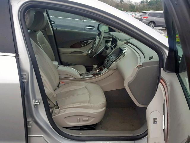 1G4GD5EDXBF314195 - 2011 BUICK LACROSSE C SILVER photo 5