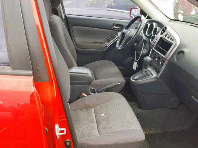 2T1KR32E53C072590 - 2003 TOYOTA MATRIX 红色 照片 5