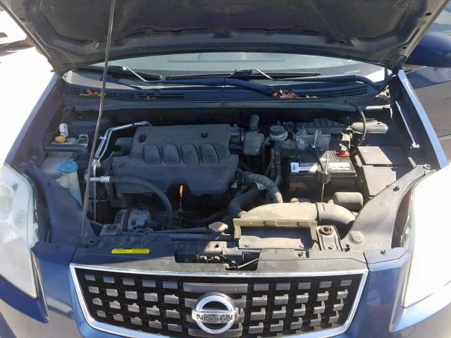 3N1AB61E49L645622 - 2009 NISSAN SENTRA 2.0 BLUE photo 7