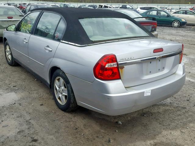 1G1ZT52865F245140 - 2005 CHEVROLET MALIBU LS GRAY photo 3