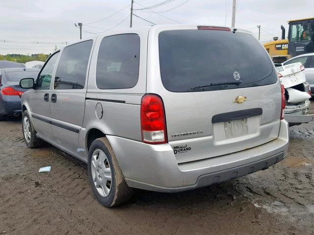 1GNDV23W87D185102 - 2007 CHEVROLET UPLANDER L ვერცხლისფერი ფოტო 3