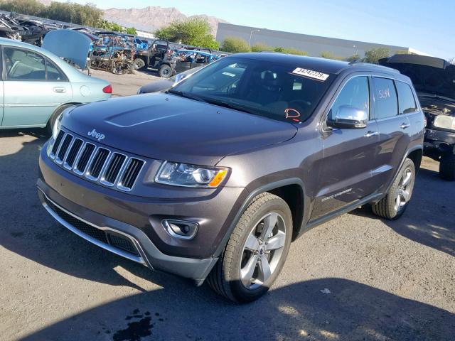 1C4RJEBM3FC243942 - 2015 JEEP GRAND CHER GRAY photo 2