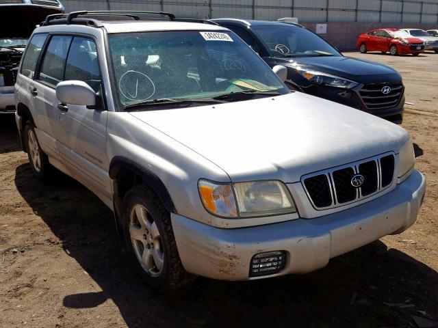 JF1SF65651H723827 - 2001 SUBARU FORESTER S SILVER photo 1