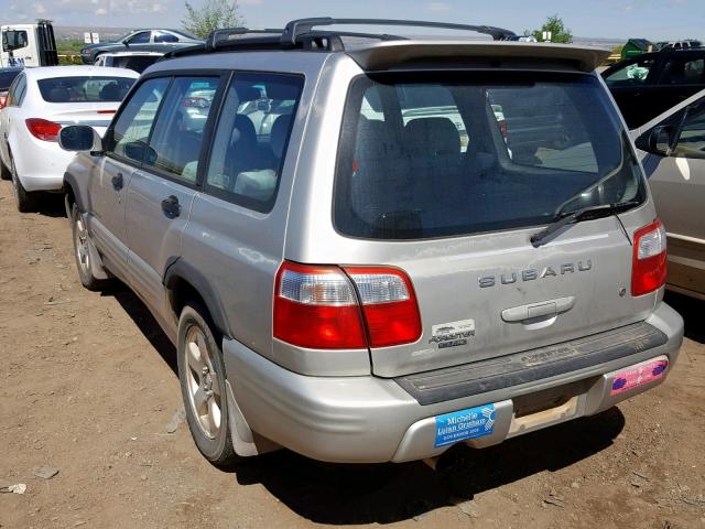 JF1SF65651H723827 - 2001 SUBARU FORESTER S SILVER photo 3