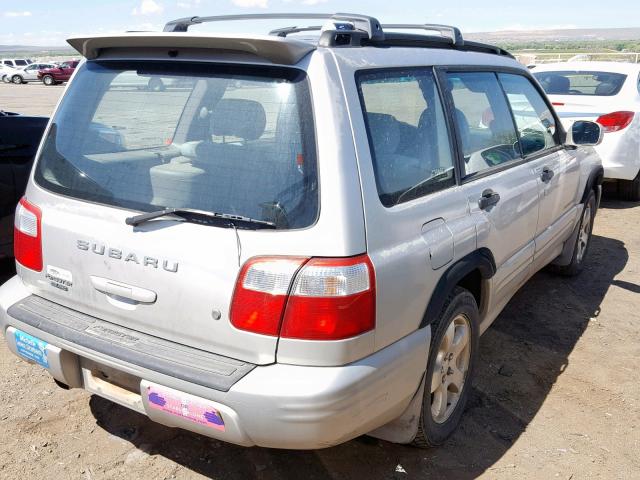 JF1SF65651H723827 - 2001 SUBARU FORESTER S SILVER photo 4