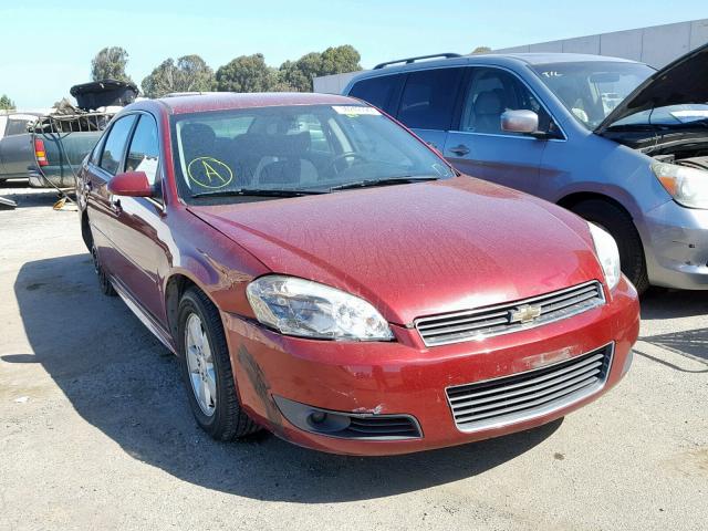 2G1WB5EK3A1114620 - 2010 CHEVROLET IMPALA LT RED photo 1