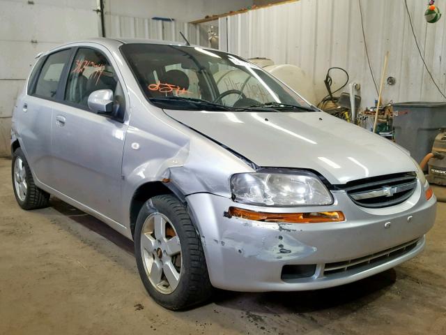 KL1TD66618B116346 - 2008 CHEVROLET AVEO BASE Күміс фото 1