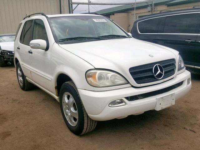 4JGAB57E14A467047 - 2004 MERCEDES-BENZ ML 350 WHITE photo 1