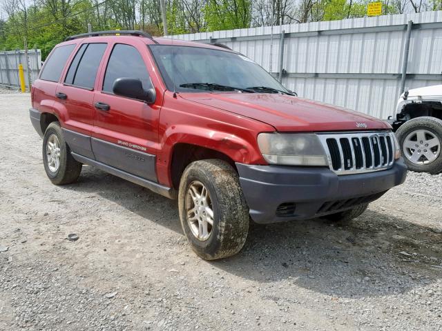 1J4GW48S73C555292 - 2003 JEEP GRAND CHER RED photo 1