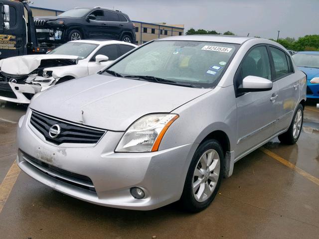 3N1AB6AP6CL642679 - 2012 NISSAN SENTRA 2.0 SILVER photo 2