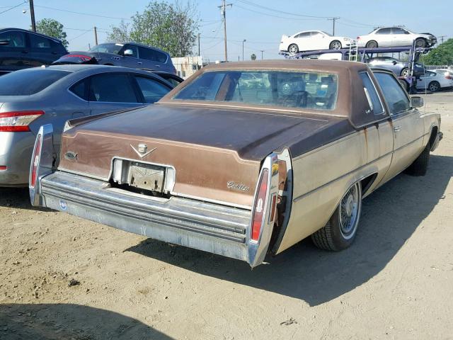 6D47S9C365149 - 1979 CADILLAC DEVILLE CO TWO TONE photo 4