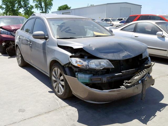 KNAFW4A38D5663136 - 2013 KIA FORTE SX GRAY photo 1