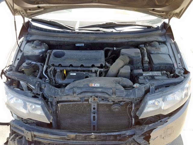 KNAFW4A38D5663136 - 2013 KIA FORTE SX GRAY photo 7