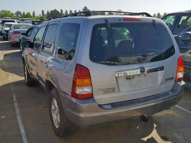 4F2YU08142KM30402 - 2002 MAZDA TRIBUTE LX GRAY photo 3