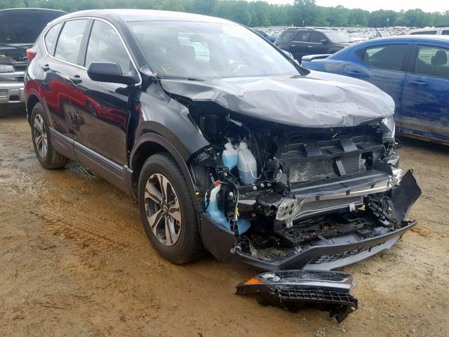 2HKRW5H39JH417154 - 2018 HONDA CR-V LX BLACK photo 1