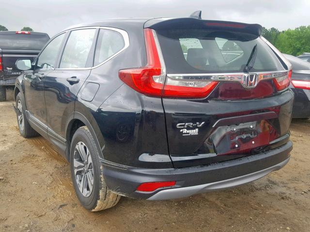 2HKRW5H39JH417154 - 2018 HONDA CR-V LX BLACK photo 3