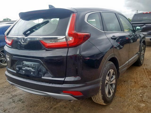 2HKRW5H39JH417154 - 2018 HONDA CR-V LX BLACK photo 4