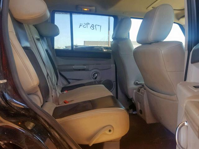 1J8HG68228C182892 - 2008 JEEP COMMANDER შავი ფოტო 6