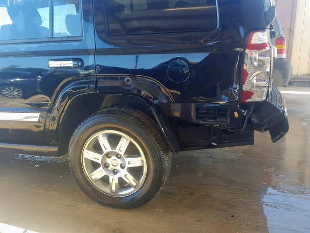 1J8HG68228C182892 - 2008 JEEP COMMANDER შავი ფოტო 9