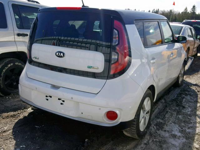 KNDJX3AEXG7008510 - 2016 KIA SOUL EV + WHITE photo 4