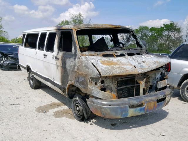 2B5WB35ZXXK518423 - 1999 DODGE RAM WAGON WHITE photo 1