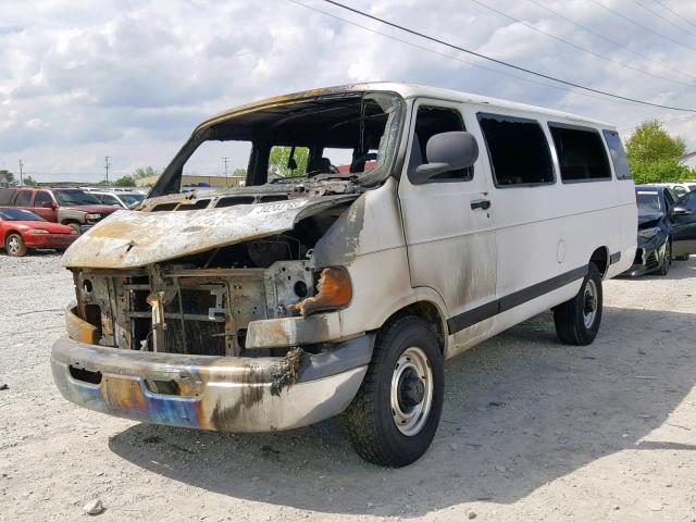 2B5WB35ZXXK518423 - 1999 DODGE RAM WAGON WHITE photo 2