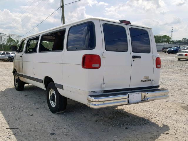 2B5WB35ZXXK518423 - 1999 DODGE RAM WAGON WHITE photo 3