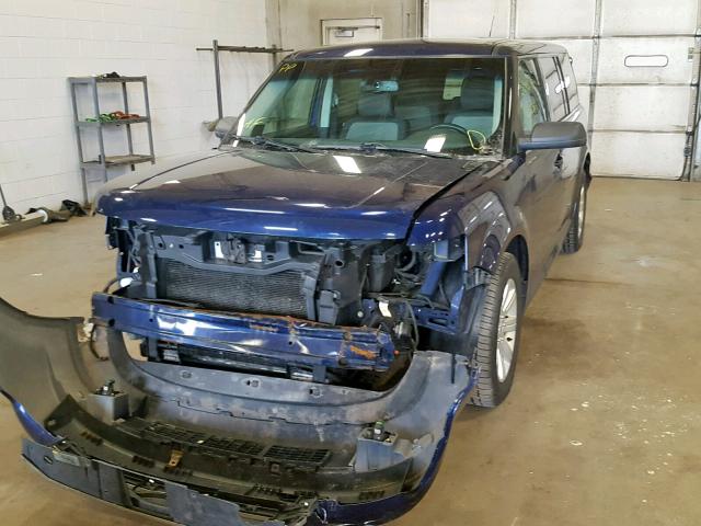 2FMGK5BC7BBD25030 - 2011 FORD FLEX SE PURPLE photo 2