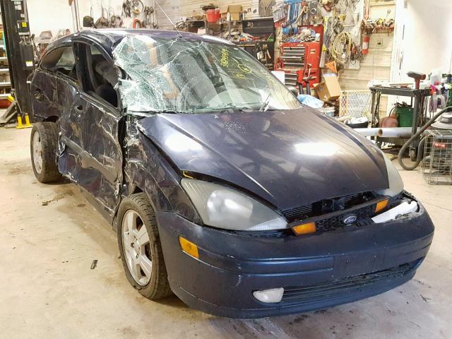 3FAFP31Z53R166674 - 2003 FORD FOCUS ZX3 BLUE photo 1