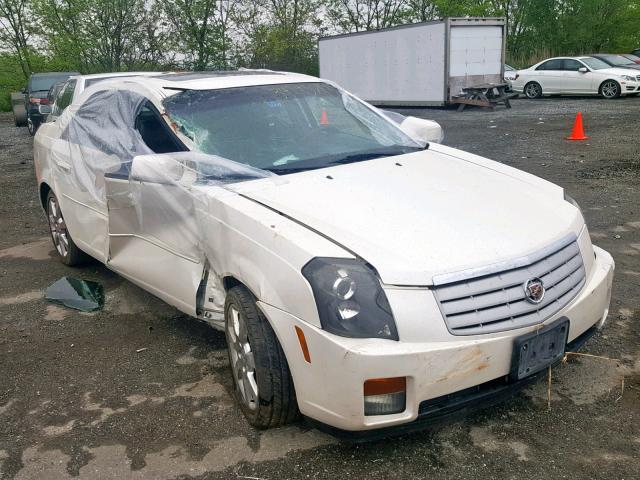 1G6DP577060212387 - 2006 CADILLAC CTS HI FEA WHITE photo 1