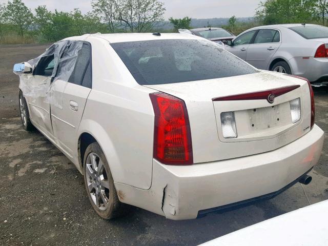 1G6DP577060212387 - 2006 CADILLAC CTS HI FEA WHITE photo 3