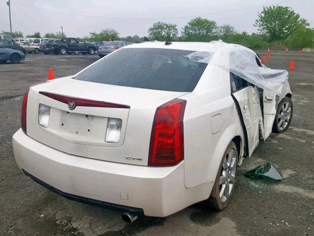 1G6DP577060212387 - 2006 CADILLAC CTS HI FEA WHITE photo 4