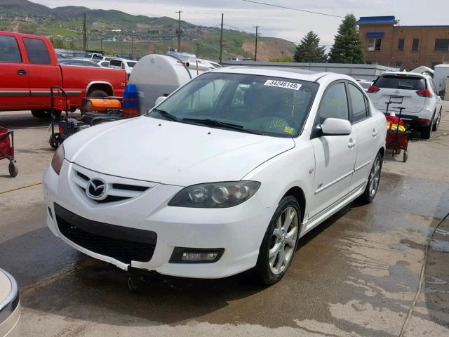 JM1BK323771698008 - 2007 MAZDA 3 S WHITE photo 2