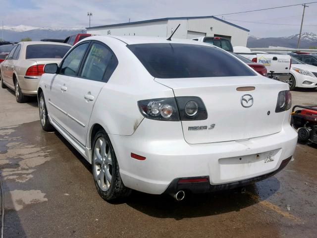 JM1BK323771698008 - 2007 MAZDA 3 S WHITE photo 3