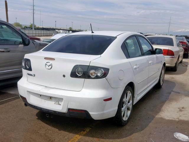 JM1BK323771698008 - 2007 MAZDA 3 S WHITE photo 4