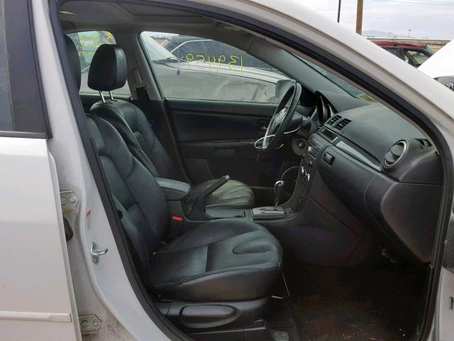 JM1BK323771698008 - 2007 MAZDA 3 S WHITE photo 5