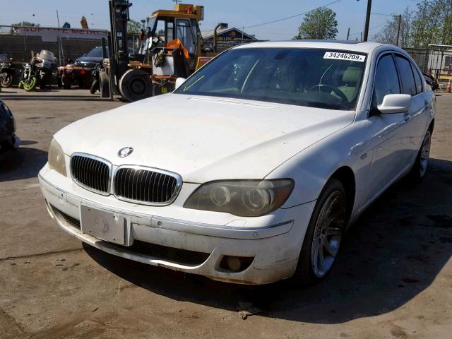 WBAHL83506DT02242 - 2006 BMW 750 I WHITE photo 2