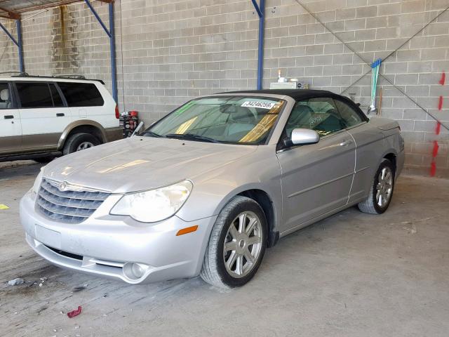 1C3LC55R18N678879 - 2008 CHRYSLER SEBRING TO SILVER photo 2