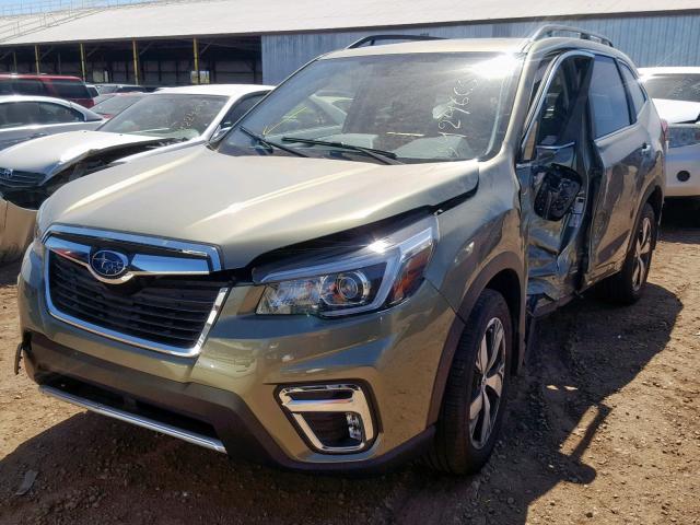 JF2SKAWC1KH473258 - 2019 SUBARU FORESTER T GREEN photo 2