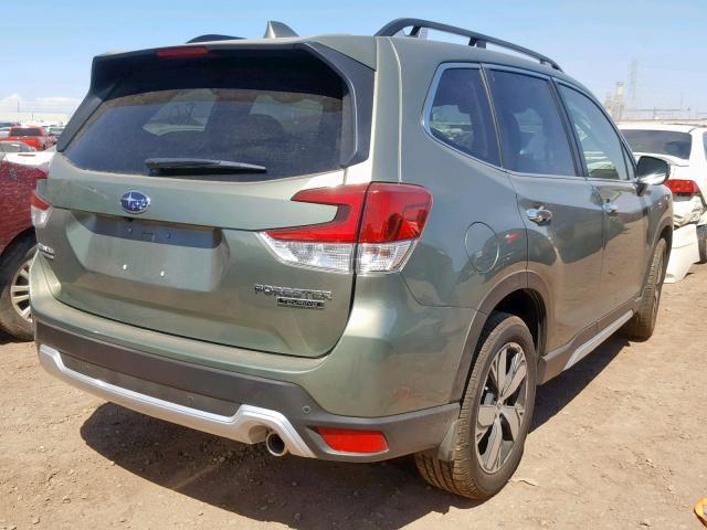 JF2SKAWC1KH473258 - 2019 SUBARU FORESTER T GREEN photo 4