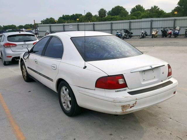 1MEFM55S42A620190 - 2002 MERCURY SABLE LS P WHITE photo 3